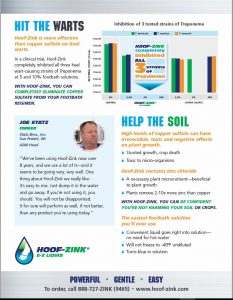 Hoof-Zink more effective than copper sulfate in preventing heel warts clinical study reveals